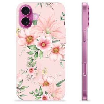 Funda de TPU para iPhone 16 Plus - Flores de Acuarela