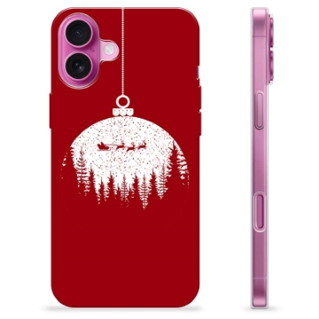 Funda de TPU para iPhone 16 Plus - Pelota de Navidad