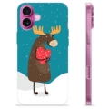 Funda de TPU para iPhone 16 Plus - Lindo Alce