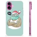 Funda de TPU para iPhone 16 Plus - Papá Noel Moderno