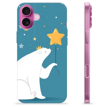 Funda de TPU para iPhone 16 Plus - Oso Polar