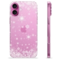 Funda de TPU para iPhone 16 Plus - Copos de Nieve