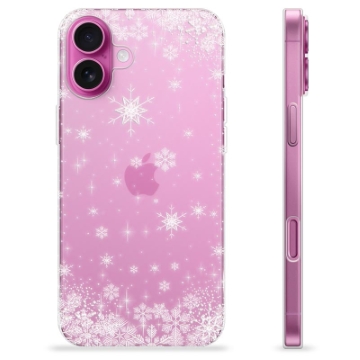 Funda de TPU para iPhone 16 Plus - Copos de Nieve