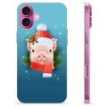 Funda de TPU para iPhone 16 Plus - Piggy de Invierno