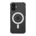 Funda Tactical MagForce Plyo para iPhone 16 Plus con esquinas reforzadas y MagSafe - Transparente