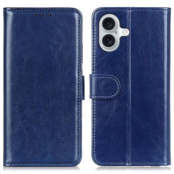 Funda de cartera con cierre magnético para iPhone 16 Plus