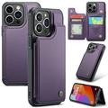 Funda iPhone 16 Pro Caseme C22 RFID Card Wallet - Morado