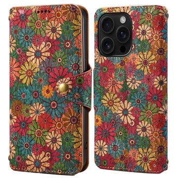 Funda de cartera Cuatro Estaciones para iPhone 16 Pro