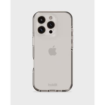 Funda iPhone 16 Pro Holdit Seethru - Blanco