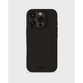 Funda de silicona Holdit iPhone 16 Pro - Negra