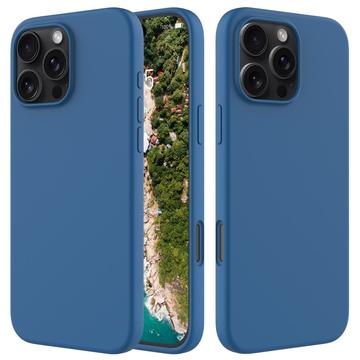 Funda de Silicona Líquida para iPhone 16 Pro - Azul