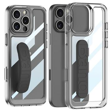 Funda transparente con correa de silicona para iPhone 16 Pro Max