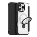 Funda Flip Magnética Dux Ducis Skin X Pro para iPhone 16 Pro Max - Negro