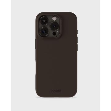 Funda de silicona Holdit iPhone 16 Pro Max - Negra