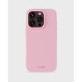 Funda de silicona Holdit iPhone 16 Pro Max - Rosa