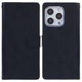 Funda de cartera iPhone 16 Pro Max Mercury Goospery Blue Moon - Negro