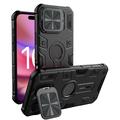 Funda híbrida Nillkin CamShield Armor Prop para iPhone 16 Pro Max - Compatible con MagSafe - Negro