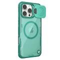 Funda magnética Nillkin IceBlade Prop para iPhone 16 Pro Max - Compatible con MagSafe, tapa deslizante - Verde