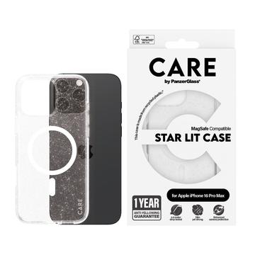 Funda iPhone 16 Pro Max PanzerGlass Care Star Lit - Compatible con MagSafe - Blanco