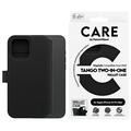 Funda de cartera 2 en 1 iPhone 16 Pro Max PanzerGlass Care Tango - Compatible con MagSafe - Negro