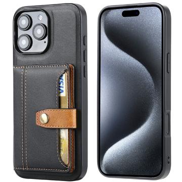 Funda con Cartera Retro Style para iPhone 16 Pro Max