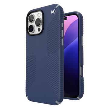 Funda híbrida Speck Presidio2 Grip para iPhone 16 Pro Max - Azul