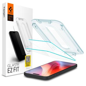 Protector de Pantalla Spigen Glas.tR Ez Fit para iPhone 16 Pro Max - 2 Unidades