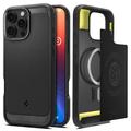 Carcasa de TPU Spigen Rugged Armor Mag para iPhone 16 Pro Max - Negro