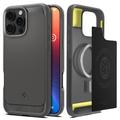 Carcasa de TPU Spigen Rugged Armor Mag para iPhone 16 Pro Max - Gris