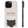 Funda de TPU para iPhone 16 Pro Max - Gato Enfadado