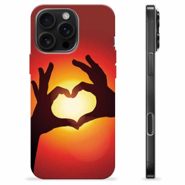 Funda de TPU para iPhone 16 Pro Max - Silueta del Corazón