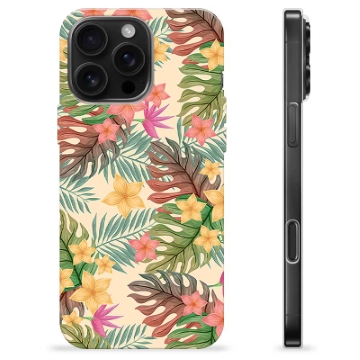 Funda de TPU para iPhone 16 Pro Max - Flores Rosadas