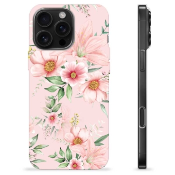 Funda de TPU para iPhone 16 Pro Max - Flores de Acuarela