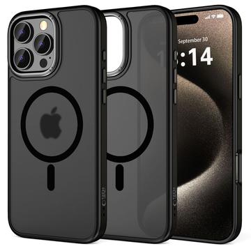 Funda Tech-Protect MagEdge para iPhone 16 Pro Max - Compatible con MagSafe - Negro mate / Gunmetal