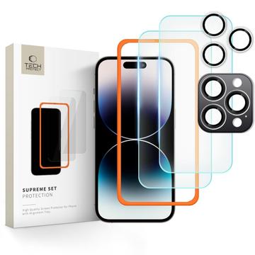 Conjunto de protección iPhone 16 Pro Max Tech-Protect Supreme - Transparente