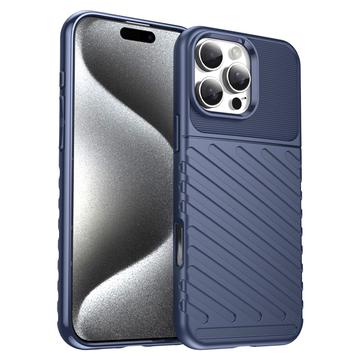 Carcasa de TPU Thunder Series para iPhone 16 Pro Max - Azul