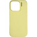 Funda de silicona iPhone 16 Pro Nudient Base - Amarillo pálido