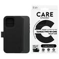 Funda de cartera 2 en 1 iPhone 16 Pro PanzerGlass Care Tango - Compatible con MagSafe - Negro