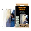 Protector de pantalla PanzerGlass EyeCare Ultra-Wide Fit EasyAligner para iPhone 16 Pro - Borde negro