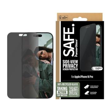 Protector de pantalla de vidrio templado iPhone 16 Pro PanzerGlass Safe Privacy Ultra-Wide Fit - 9H