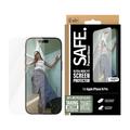 Protector de pantalla de vidrio templado PanzerGlass Safe Ultra-Wide Fit iPhone 16 Pro - 9H - Transparente