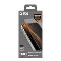 Protector de pantalla de vidrio templado con marco iPhone 16 Pro SBS D3O Active Full Cover