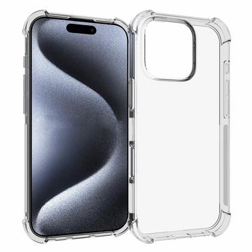 Carcasa de TPU Antichoque para iPhone 16 Pro - Transparente