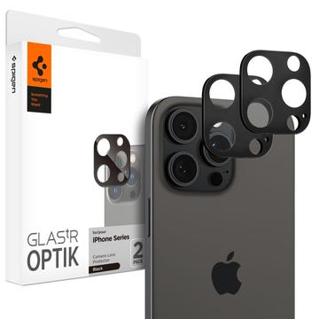 Protector la Lente de la Cámara Spigen Optik.tR para iPhone 16 Pro/16 Pro Max - Negro