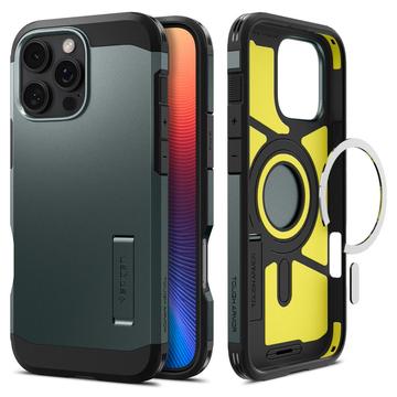 Carcasa Spigen Tough Armor Mag para iPhone 16 Pro - Abismo verde