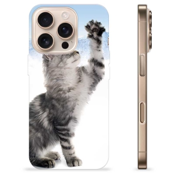 Funda de TPU para iPhone 16 Pro - Gato