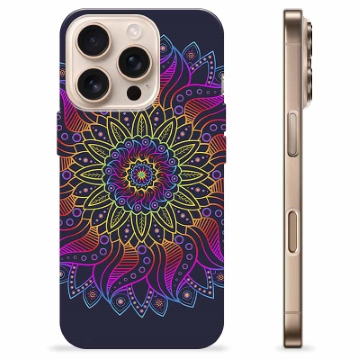 Funda de TPU para iPhone 16 Pro - Mandala Colorida