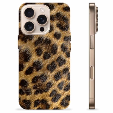 Funda de TPU para iPhone 16 Pro - Leopardo