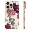 Funda de TPU para iPhone 16 Pro - Flores Románticas