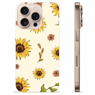 Funda de TPU para iPhone 16 Pro - Girasol